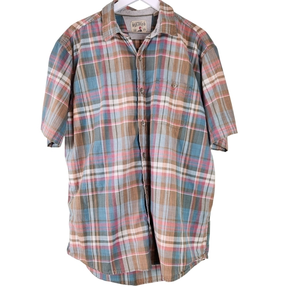 RedHead Multicolor Plaid Button-Up Shirt